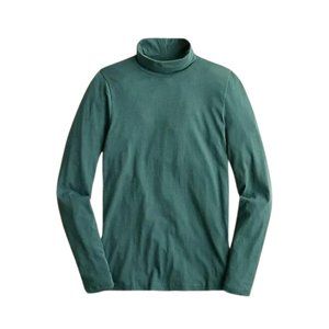 J.Crew Tissue Turtleneck in Vintage Pine Green - 2X